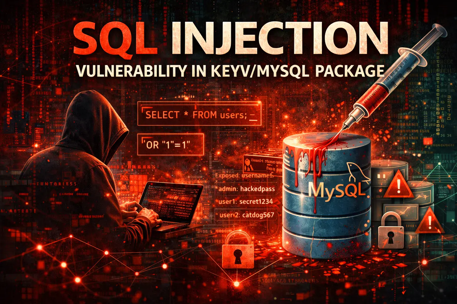 @keyv/mysql SQL Injection Vulnerability Analysis