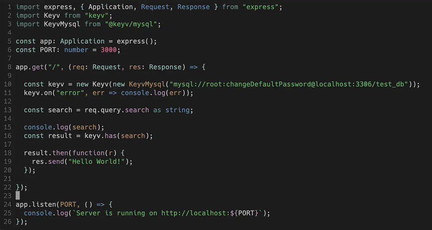 @keyv/mysql SQL Injection Vulnerability Analysis