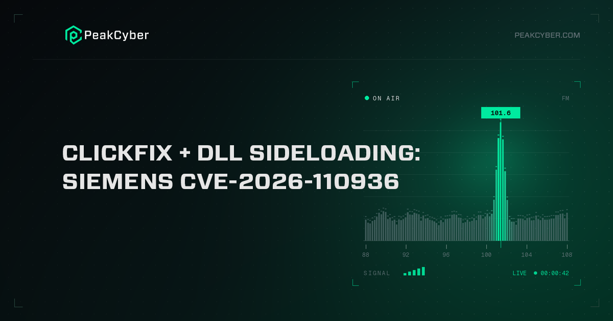 ClickFix + DLL Sideloading: Siemens CVE-2026-110936