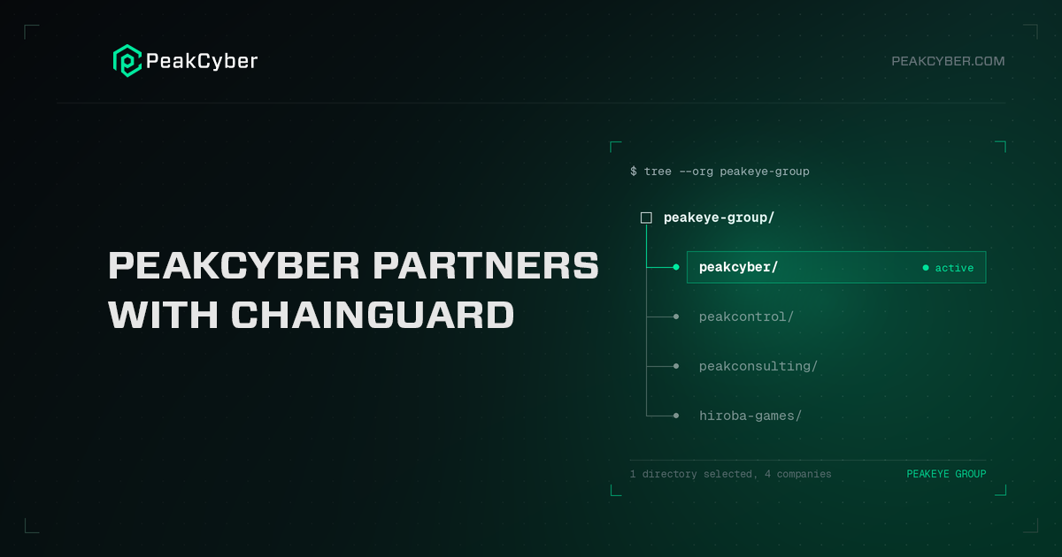 PeakCyber Partners with Chainguard for Software Supply Chain Security